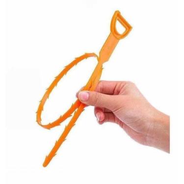 Imagem de Desentupidor Coletor De Cabelos 51cm Pia Ralos Lavabos - Clink