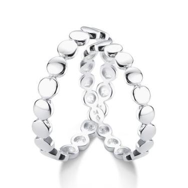 Imagem de Par de Aliança em Prata 950 104 - Natalia Joias 