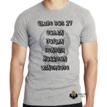 Imagem de Camiseta Clube dos 27 Blusa criança infantil juvenil adulto camisa tam