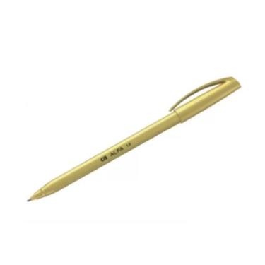 Imagem de Caneta Esferográfica Alfa Corpo Triangular 1.0mm Cis, DOURADO