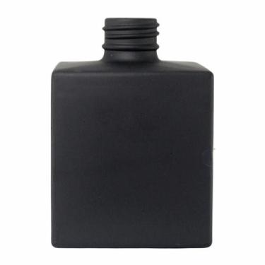 Imagem de Vidro cube 250ml preto fosco (sem válvula) - Importado