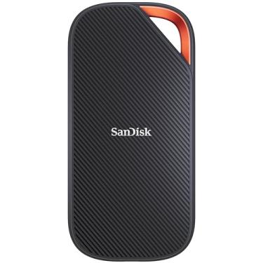 Imagem de SanDisk 2TB Extreme PRO Portable SSD with USB4, Up to 3800 MB/s Read and 3700MB/s Write, USB-C, USB 3.2, Backwards Compatible, IP65 Water and Dust Resistance - SDSSDE82-2T00-G25