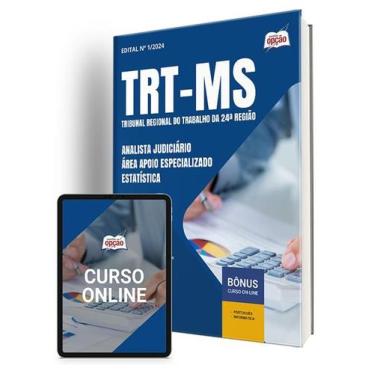 Imagem de Apostila TRT-MS 2024 - Analista Judiciário - Área Apoio Especializado 