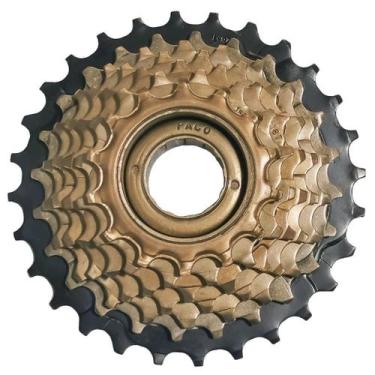 Imagem de Roda Livre Catraca Index Bicicleta 7v Rosca 7 marchas Cassete Rosca Bi