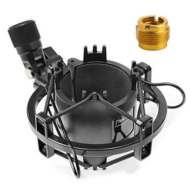 Imagem de SUNMON Suporte de choque AT2020, suporte de montagem de choque reduz o ruído de vibração para microfone condensador Audio Technica AT2020 AT2035 AT4040 AT2020USB ATR2500x