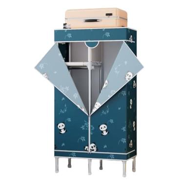 Imagem de Guarda-roupa Armário espaçoso portátil, guarda-roupa para casa, corpo inteiro, tecido, guarda-roupa temporário para quarto armário