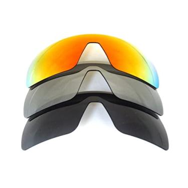 Imagem de Lentes de reposição Galaxy para óculos de sol Oakley Sutro OO9406 (não ajuste asiático ou modelo lite), seleção múltipla., _Preto/Titânio/Vermelho, regular