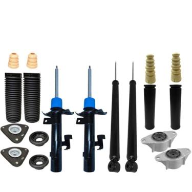 Imagem de KIT 4 AMORTECEDORES DIANTEIROS E TRASEIROS + PAR DE BATENTES COIFAS COXINS FOCUS 2009 2010 A 2013