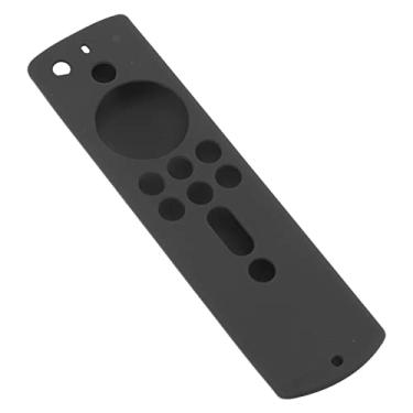 Imagem de Fire TV Stick 4K 2018 Capa Protetora Remota de Silicone à Prova de Choque para Aderência Antiderrapante, Adequada para a Pele para Crianças e Animais de Estimação (Cinza)