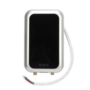 Imagem de Mini Mini Aquecedor de Água Sem Tanques Elétrico 240V, Tela Grande, Vidro ABS, IPX4, Economia de Espaço para Cozinha, Banheiro, Aquecedor de água Quente Sob a Pia