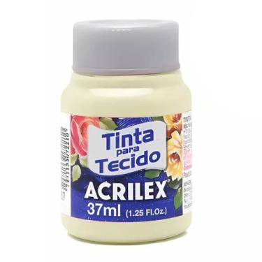 Imagem de Tinta Para Tecido Acrilex Fosca 37ml Escolha a Cor, 529 - MARFIM