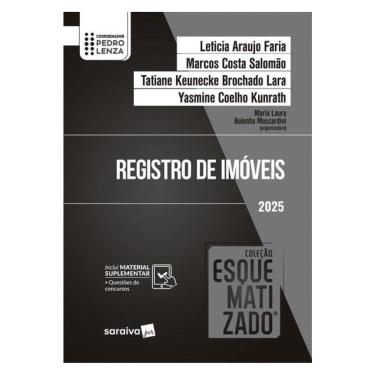 Imagem de Registro De Imóveis - Coleção Esquematizado - 1ª Edição 2025