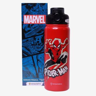 Imagem de Garrafa Termica Galaxy 650Ml Spider Man  Zc