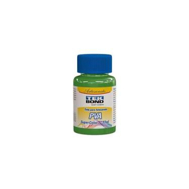 Imagem de Tinta PVA para Artesanato Tekbond Super Color Verde Grama 37ml - Embal