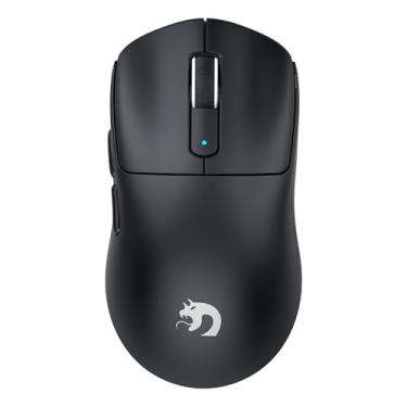 Imagem de Mouse para jogos sem fio MAMBASNAKE M3, 39 g ultra leve BT/2,4G sem fio/com fio, sensor óptico PAW3395PRO 40K DPI, bateria de 200 horas, mouse de escritório para PC/Win/Mac (preto)
