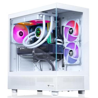 Imagem de Thermaltake LCGS View 7897XS-270 Desktop para jogos (AMD Ryzen™ 7 7800X3D, 32GB 5600MT/s DDR5 RGB Memory, AMD Radeon™ RX 9070 XT, 1TB NVMe M.2, WiFi, Windows 11) V27S-B650-97X-LCS