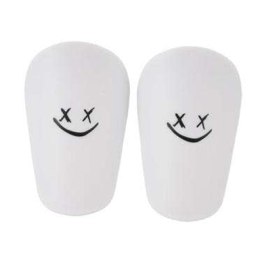 Imagem de Vaveren 2x Mini Caneleiras de Futebol Caneleiras de Futebol Acessórios Equipamentos de Proteção Confortáveis ​​para Esportes, Branco Xs 8cmx5cm