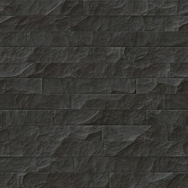 Imagem de Papel De Parede Adesivo Tijolinho Filete Preto Autocolante 3m