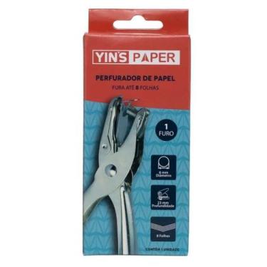 Imagem de Perfurador de Papel Cromado - Yin's Paper - YINS PAPER