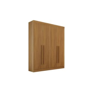 Imagem de Guarda Roupa Roupeiro Da Vinci 4 Portas Cinamomo - D`Doro