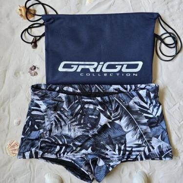 Imagem de Sunga Boxer Jungle Grigo Collection, P, Cinza