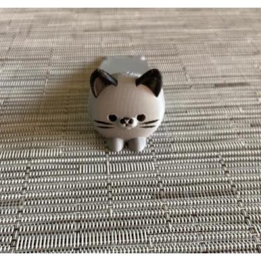 Imagem de Kit 2 Suportes Trava Porta Gatinho Aparador Peso Cunha Calço Divertido