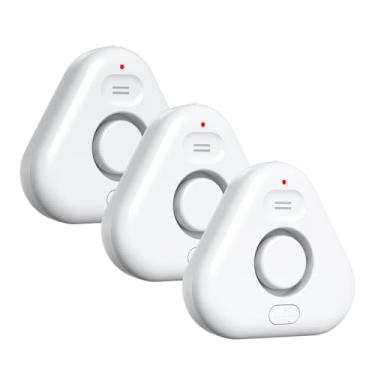 Imagem de STECHRO Pacote Com 3 Detectores De Vazamento Água Wd77 Atualizados Da Para Residências, Suporte Conexão O Aplicativo Gateway Wi-Fi W13, Alarme Sensor Inundação/Gotejamento Porões/Cozinhas/Banheiros/