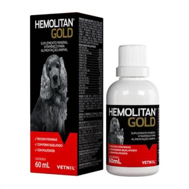 Imagem de Hemolitan Vetnil Gold Gotas Suplemento - 60 mL