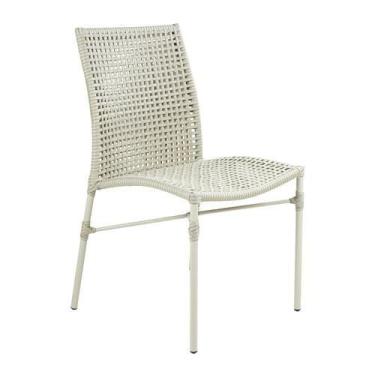 Imagem de Cadeira Alumínio e Fibra Sintética Espaço Gourmet Área Externa - Verde