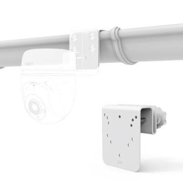 Imagem de Koroao Suporte de calha compatível com câmeras de segurança TP-Link Tapo Outdoor Pan/Tilt Wi-Fi (C530WS C520WS/C510W/C500/C501GW/TC40/TC41/TC40GW/C51A/C52A) Câmeras de segurança (branco)