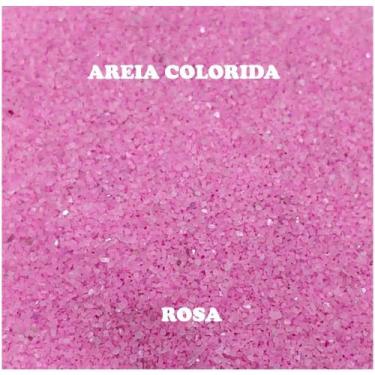 Imagem de Areia de quartzo para decoração 950g - rosa - AQUA NOBRE