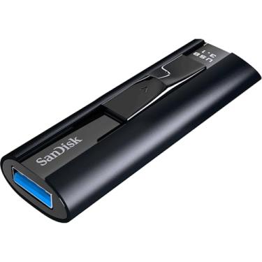 Imagem de SanDisk Flash drive de estado sólido Extreme PRO USB 3.2 de 512 GB, velocidades de leitura de até 420 MB/s, velocidades de gravação de até 380 MB/s, proteção por senha, software de recuperação de