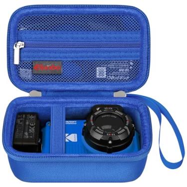 Imagem de Elonbo Estojo De Transporte Para Câmera Digital Kodak Pixpro Wpz2, Resistente À Prova D'Água, Com Wi-Fi E Bolsa Armazenamento Vídeo 4K Choque, Bolso Malha Carregador Bateria Cartão Memória. Azul