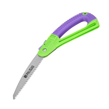 Imagem de SERROTE DE PODA DOBRAVEL, FECHADO 95 X 203 MM, ABERTO 95 X 390 MM, DENTES 3 D, CABO EMBORRACHADO 1 PC//PALISAD