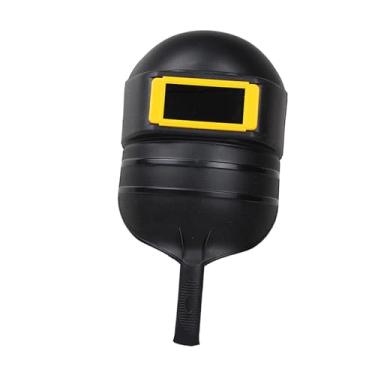 Imagem de MotiveTech Máscara de solda portátil, escudo de solda portátil, máscara de soldador resistente a impactos, protetor facial, Preto