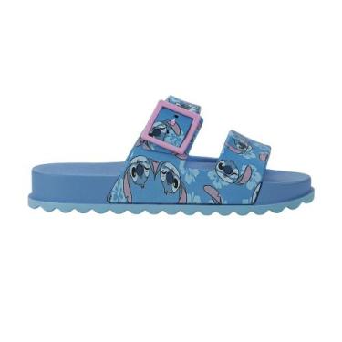 Imagem de CHINELO GRENDENE KIDS STITCH Grendene Kids REF 23198 MENINA, 36, Azul,