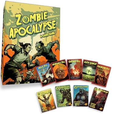 Imagem de MASON FORGE Zombie Apocalypse, a Card Game: high-Stakes Survival Card Game, Strategic Play, Engaging Artwork, Game Night, Easy to Learn, Quick Setup, Fun for 12+