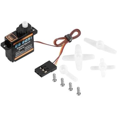 Imagem de Tiny Hawk ES9051 4.3g Digital Micro Servo for RC Airplane, for FUT/JR Plug Plastic Gear 0.8kg Torque Servo RC Parts for 3D F3P