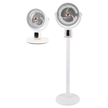 Imagem de Diydeg Fã de Pedestal para o Quarto, 130 °+90 ° Omnidirecional Oscilando Fan Com 12 Velocidades, Remoto, Timer de 12h e Altura Ajustável, Torcedores de Piso para Casa, Escritório
