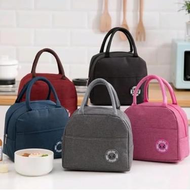 Imagem de Bolsa Térmica Marmiteira Lancheira Compacta para Marmita Bebida Academia Praia Trabalho Viagem Camping Fitness 6 Litros Unissex