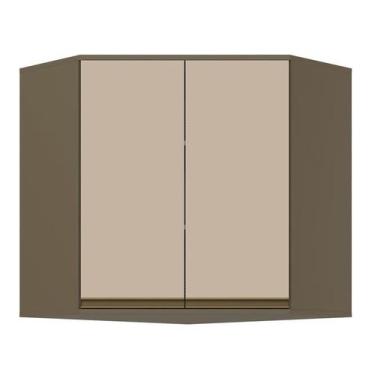 Imagem de Aéreo Canto Oblíquo 02 Portas Connect Duna/Cristal - Henn