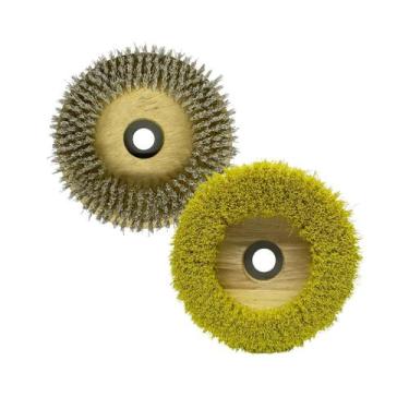 Imagem de Kit Escova Nylon e Pelo Para Enceradeiras Em Geral 300mm - LCTE