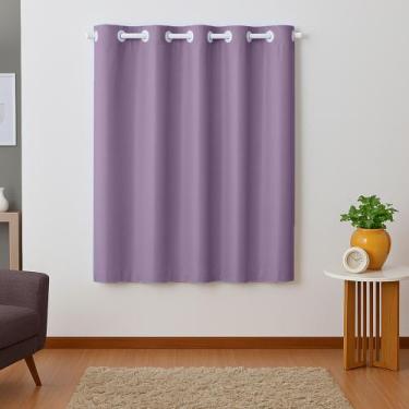 Imagem de Cortina Blackout Corta Luz 1,10 X 1,30 Antimofo Sala Quarto Cozinha - 