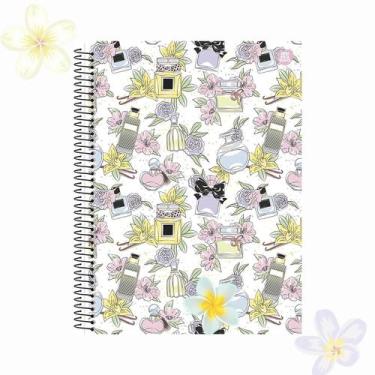 Imagem de Caderno universitário feminino espiral 80 folhas Bom D+ - Animativa