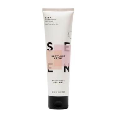 Imagem de SEEN - Creme soprador - perfumado - creme de cabelo não comedogênico e sem sulfato - reduz o frizz - protetor térmico - seguro para peles sensíveis e propensas a acne