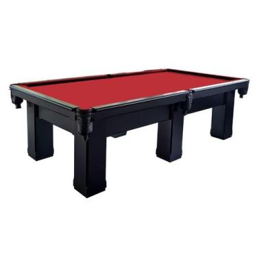 Imagem de Mesa de Sinuca Oficial - 2,84x1,54 - Nelson Bilhares, Vermelho