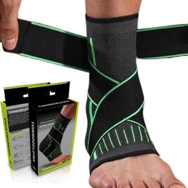 Imagem de Tornozeleira Ortopedica Compressão Estabilizadora Elastica - Shopbr