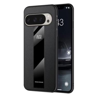 Imagem de LTLMYDAM Capa de couro para Google Pixel 10ProXL/10 Pro/10, leve fosca, à prova de impressões digitais, fina, à prova de choque, minimalista, antiderrapante, cinza, 10 Pro