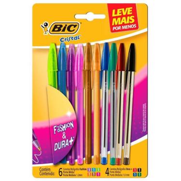 Imagem de Caneta esferográfica Cristal Fashion 10und 930813 Bic