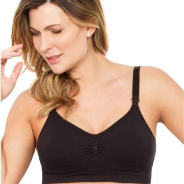 Imagem de Sutiã Sem Bojo Plié Modelo De Amamentação Gravidez Gestante Pós Parto,